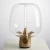 Lampa stołowa FATA transparentno złota 35 *46 cm ST-7278-S GOLD - Step Into Design