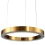Lampa wisząca CIRCLE 120 LED mosiądz szczotkowany 120 cm ST-8848-120 brass - Step Into Design