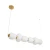 Lampa wisząca BRILLA-6 LED biało-złota 125 cm ST-CP241210-6L GOLD - Step Into Design