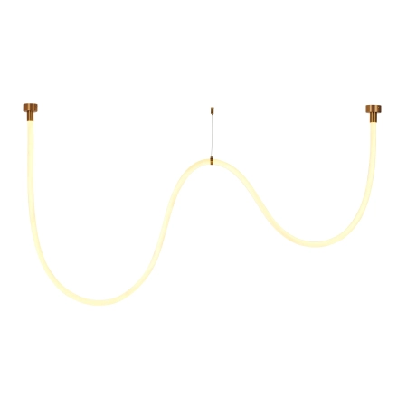 Lampa wisząca SNAKE LED wąż ledowy złota 300 cm MD1021-3 gold - Step into Design