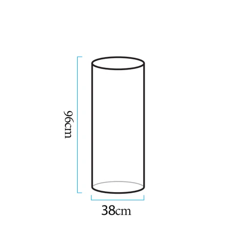 Lampa ogrodowa kolumna TUBE LED RGBW 16 kolorów 96 cm ES-DC031 - Step Into Design