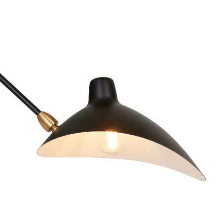 Lampa ścienna CRANE-2W S czarna 110 cm W8702-S - Step Into Design