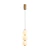 Lampa wisząca PERLA LED złoty szczotkowany 12 cm ST-CP231222-3L gold - Step Into Design