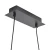 Lampa wisząca ZIGZAG LED czarna 90 cm ST-MD240602 BLACK - Step Into Design