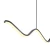 Lampa wisząca ZIGZAG LED czarna 90 cm ST-MD240602 BLACK - Step Into Design