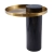 Stolik kawowy COLUMN marmurowy czarno złoty 55 cm DP-FA1 black gold - Step Into Design