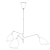 Lampa wisząca RAGNO czarna 150 cm ST-8625P black - Step into Design