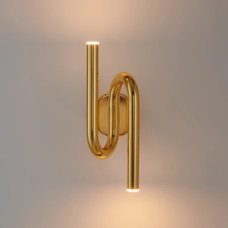 Lampa ścienna MYK LED złota 38 cm DB4062 GOLD - Step Into Design