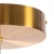 Lampa wisząca CIRCLE 120 LED mosiądz szczotkowany 120 cm ST-8848-120 brass - Step Into Design