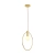Lampa wisząca Bella złota 40 cm DP0001A-400R - Step into Design