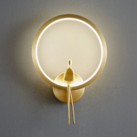 Lampa ścienna AMICI RING LED złota 27 cm ST-B3607 gold - Step Into Design