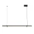 Lampa wisząca LOVELY LED czarna 100 cm ST-DN1620-100 BLACK - Step Into Design