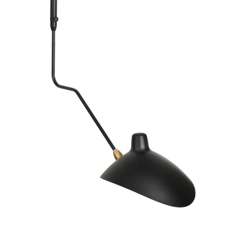 Lampa ścienna CRANE-2W S czarna 110 cm W8702-S - Step Into Design