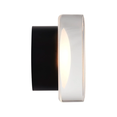 Lampa ścienna CARMELLO LED transparentna czarna 13,5 cm ST-DL-8535 black - Step into Design