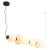 Lampa wisząca BRILLA-6 LED biało-czarna 125 cm ST-CP241210-6L BLACK WHITE - Step Into Design