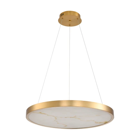 Lampa wisząca ALCHEMY LED złoty alabaster 60 cm ST-MD2407 - Step Into Design
