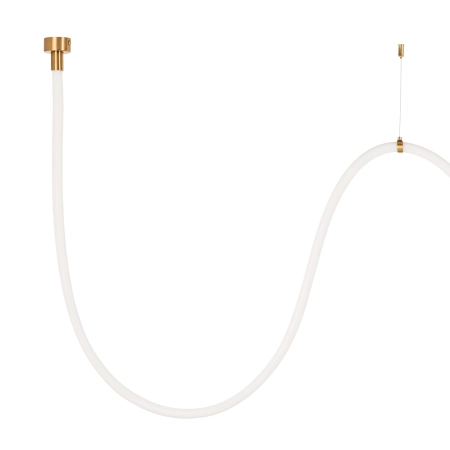 Lampa wisząca SNAKE LED wąż ledowy złota 300 cm MD1021-3 gold - Step into Design