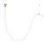 Lampa wisząca SNAKE LED wąż ledowy złota 300 cm MD1021-3 gold - Step into Design