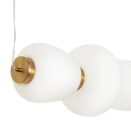 Lampa wisząca BRILLA-6 LED biało-złota 125 cm ST-CP241210-6L GOLD - Step Into Design