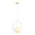 Lampa wisząca COSTA ROUND złota 35 cm DP0001A-350R - Step into Design