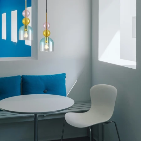 Lampa wisząca PASTELLO BLUE kolorowa 15 cm ST-DN345A - Step Into Design