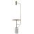 Lampa podłogowa ze stolikiem VINCENT złota 146 cm ST-7027F gold - Step Into Design
