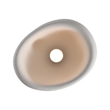 Plafon sufitowy STONE biały 40 cm DN426-40C - Step Into Design