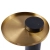 Stolik kawowy COLUMN marmurowy czarno złoty 55 cm DP-FA1 black gold - Step Into Design