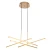 Lampa wisząca CRISS CROSS LED złota 78 cm ST-MD240406-4 gold - Step Into Design