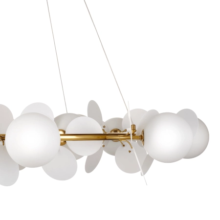 Lampa wisząca CHIC biało złota 105 cm - nowoczesna lampa do salonuST-DL-2969 - Step into Design