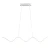 Lampa wisząca ZIGZAG LED biała 90 cm ST-MD240602 WHITE - Step Into Design