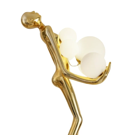 Lampa podłogowa WOMAN GOLD złoty połysk 180 cm F9312 gold - Step Into Design
