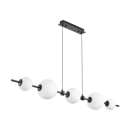 Lampa wisząca MILA czarna 140 cm ST-CP241222-5L - Step Into Design