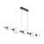 Lampa wisząca MILA czarna 140 cm ST-CP241222-5L - Step Into Design
