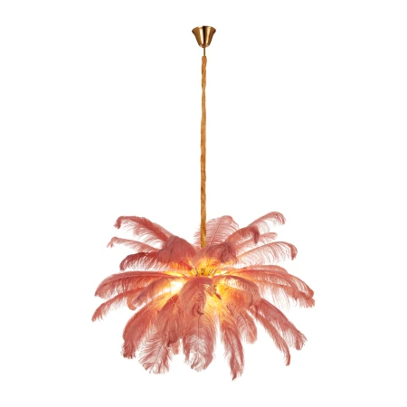 Lampa wisząca EMU pióra różowe 100 cm ST-DN127 pink - Step Into Design