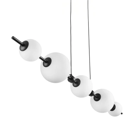 Lampa wisząca MILA czarna 140 cm ST-CP241222-5L - Step Into Design