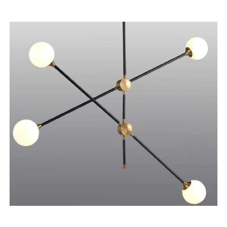 Lampa wisząca SPILLO czarno złota 92 cm ST-9389P-4 - Step Into Design