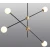 Lampa wisząca SPILLO czarno złota 92 cm ST-9389P-4 - Step Into Design