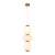 Lampa wisząca BRILLA-3 LED złota 23 cm ST-CP241210-3L złota - Step Into Design