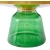 Stolik kawowy DOLCE FLAT zielono czarny 75 cm C2-75 green - Step Into Design