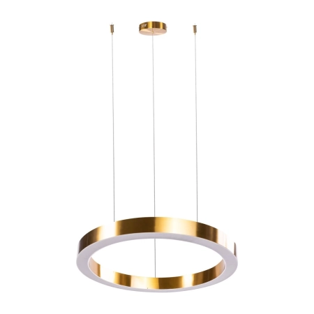 Lampa wisząca  na pilota CIRCLE 60+60 LED mosiądz na 1 podsufitce ST-8848-60+60 brass - Step into Design