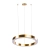 Lampa wisząca  na pilota CIRCLE 60+60 LED mosiądz na 1 podsufitce ST-8848-60+60 brass - Step into Design
