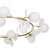 Lampa wisząca CHIC biało złota 105 cm - nowoczesna lampa do salonuST-DL-2969 - Step into Design