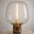Lampa stołowa FATA transparentno złota 35 *46 cm ST-7278-S GOLD - Step Into Design