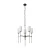 Lampa wisząca DARLING czarny połysk 60 cm ST-9501-5 BLACK - Step Into Design