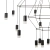 Lampa wisząca wielka do salonu na antresole LINEA czarna ST-5961-20 - Step into Design