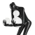 Lampa podłogowa WOMAN-2 BLACK czarna 190 cm DN433-F black - Step Into Design