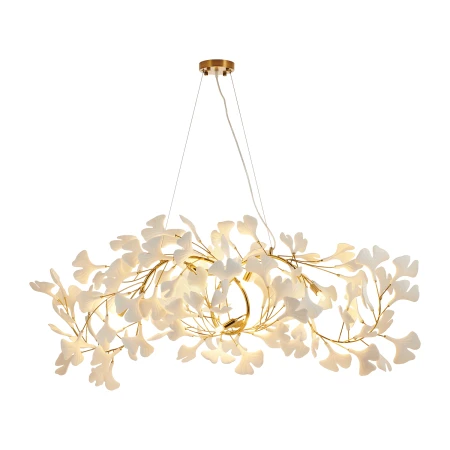 Lampa wisząca BOTANIKA WAVE złoto biała 125 cm XY080P-120 - Step Into Design