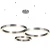 Lampa wisząca CIRCLE 120 LED mosiądz szczotkowany 120 cm ST-8848-120 brass - Step Into Design