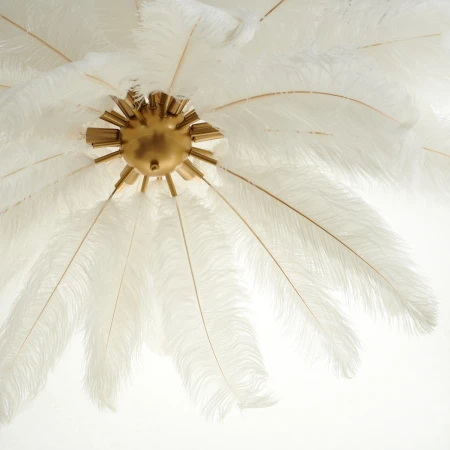 Lampa wisząca EMU pióra białe 100 cm ST-DN127 white - Step Into Design